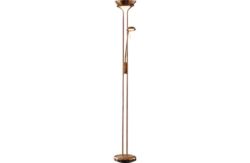 HOME Father and Child Uplighter Floor Lamp - Antique Brass.
